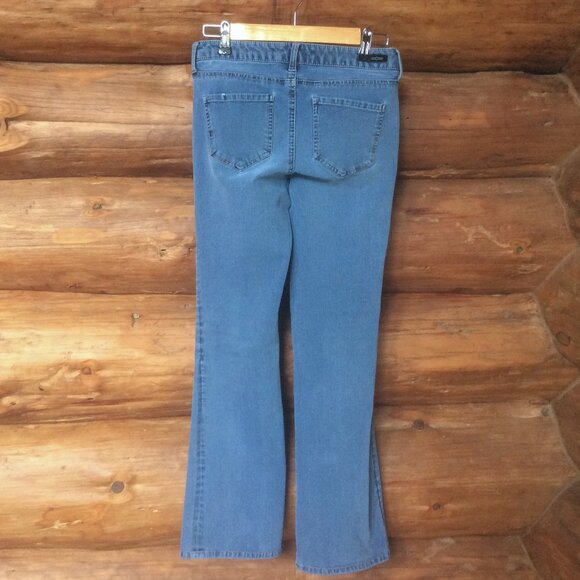 Liverpool Light Wash Boot Cut Classic Boho Mid Rise Cowgirl Denim Jeans Size 6 - Picture 2 of 6